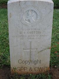 Dar Es Salaam War Cemetery - Coetzee, D J